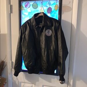 2011 Ford Mustang Black Leather Jacket